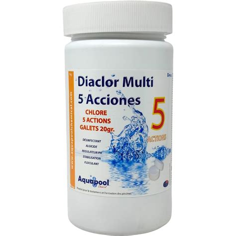 produit piscine 5 actions.